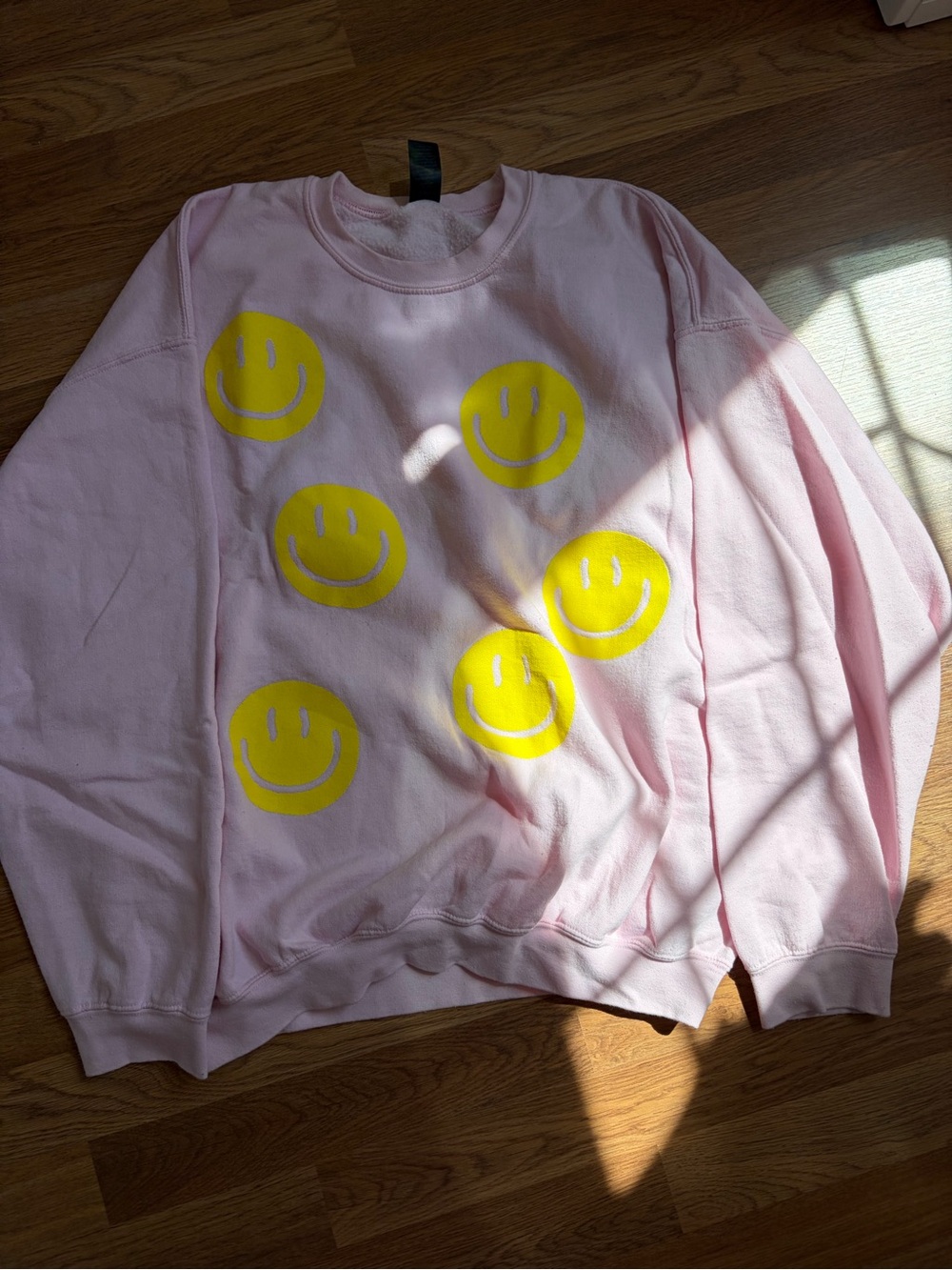 Sweet Claire Light Pink Crewneck Sweatshirt